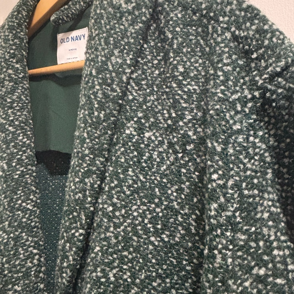 Old Navy Forest Green Textured Jacket